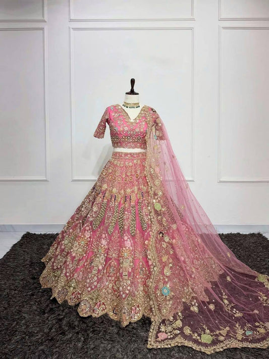 Launching 4 meter flared Butterfly Net Lehenga