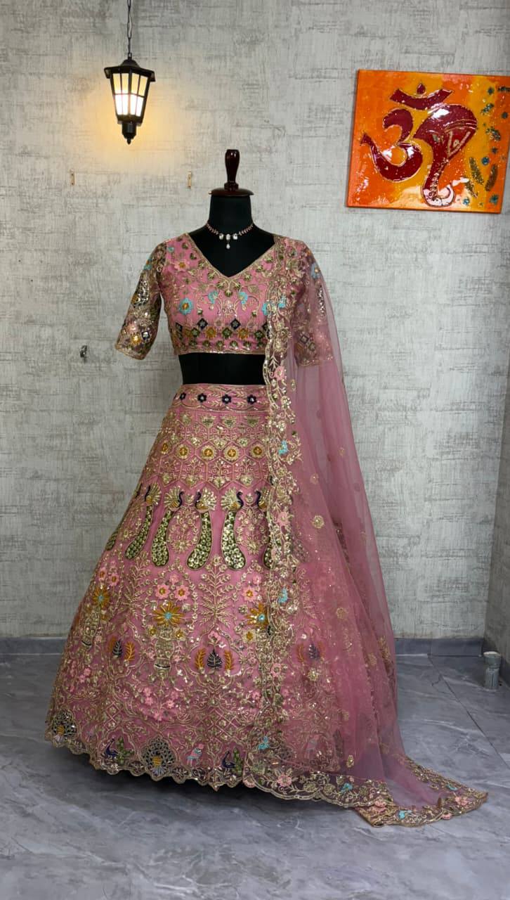 Launching 4 meter flared Butterfly Net Lehenga
