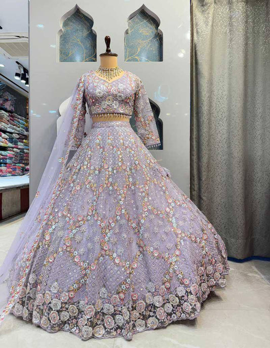 Launching 4 meter flared Butterfly Net Lehenga