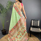 Soft Kashmiri Pashmina silk weaving saree