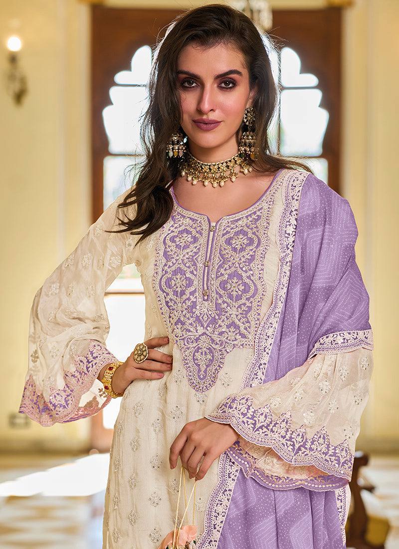 NEW DESIGNER HEAVY FUAX GEORGETTE PAKISHTANI SUIT SET