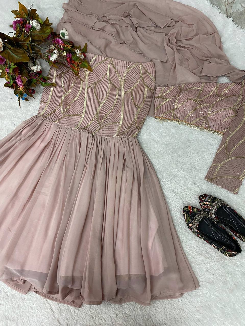 Presenting You Most Beautiful Latest Heavy Full Stitched Indo Western Collection