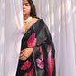 New Tebi silk with designer handwork saree