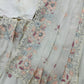 Soft Crunshy silk fabric with multi embroidered work Saree