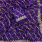 Hochwertiges schwarzes Rangoli-Seidensari