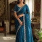 Presenting You Most Beautiful Latest Wal With Moti Work Saree Collection
