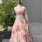 Pure organza blouse with handcrafted work lehenga