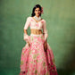Premium Taby Silk With Beautiful Floral Print