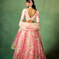 Premium Taby Silk With Beautiful Floral Print
