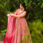 Präsentation des exklusiven Anarkali-Shooting-Designs