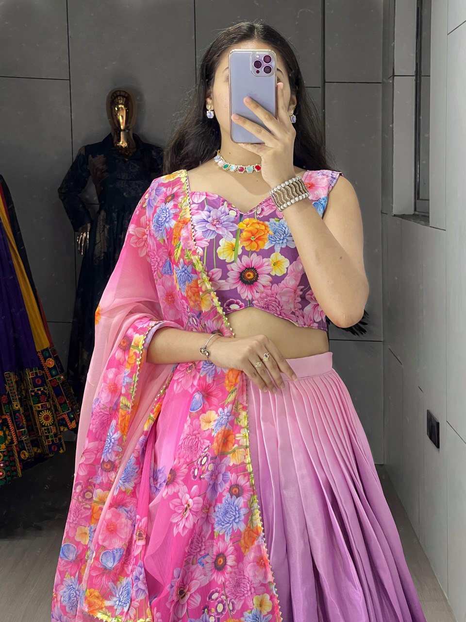 Latest Exclusive Printed lehenga creation