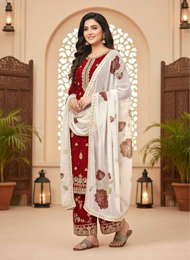 PREMIUM DESIGNER READYMADE TOP PLAZZO COLLECTIONS
