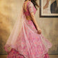 Premium Quality Butterfly Net Coding Embroidery Sequins Work Lehenga