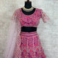 Premium Quality Butterfly Net Coding Embroidery Sequins Work Lehenga
