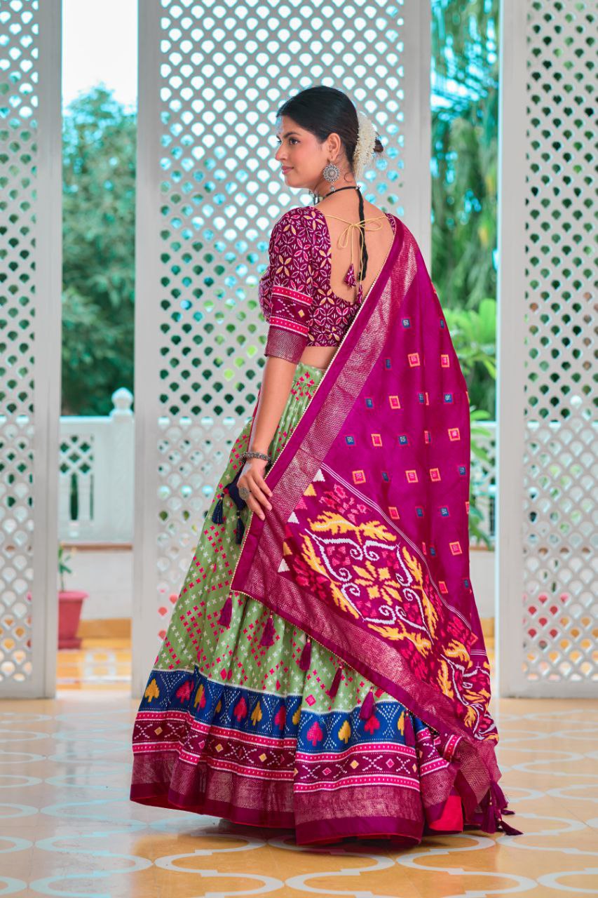 Heavy Minakari Print With Foil Print Work Lehenga Choli