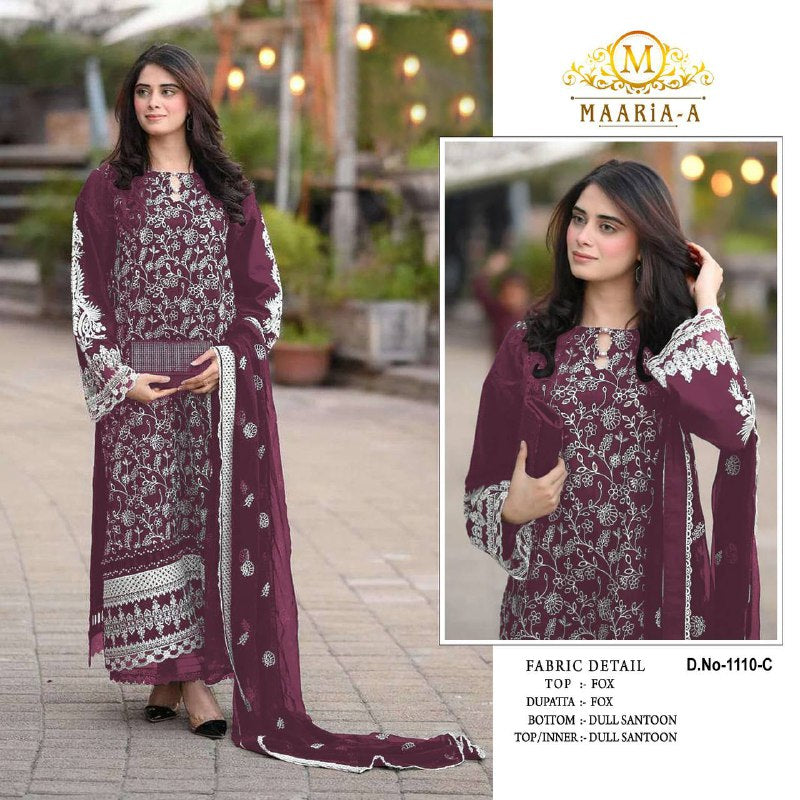 Heavy Fox Georgette Pakistani Suit