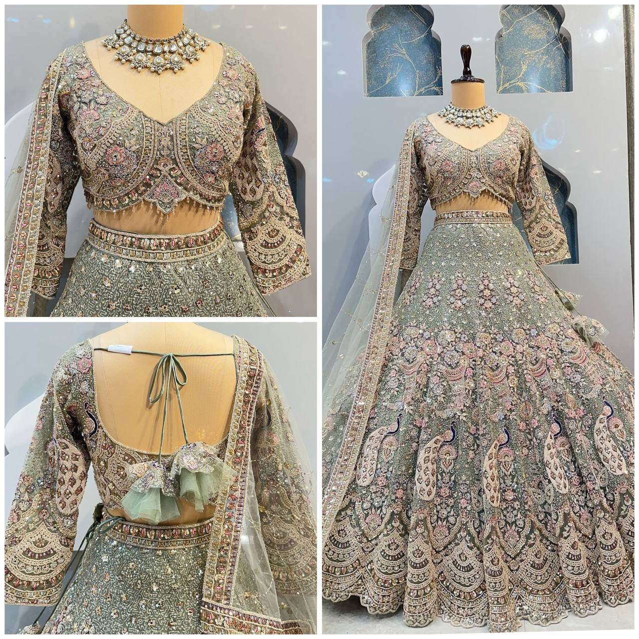 Launching 4 meter flared Coding Sequins Work Lehenga