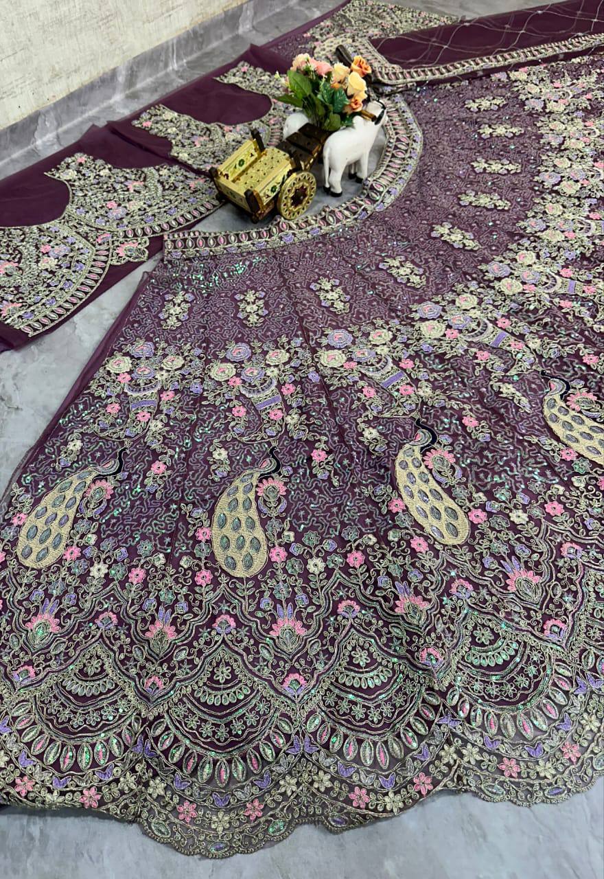 Feiern Sie den Charme der indischen Kultur mit diesem wunderschönen Lehenga-Set