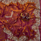 Soft Space silk Beautiful Beads and  Sequence Embroidery Work Saree