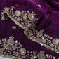Soft Space silk Beautiful Beads and  Sequence Embroidery Work Saree