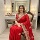 Party Wear Soft Rangoli Silk Saree