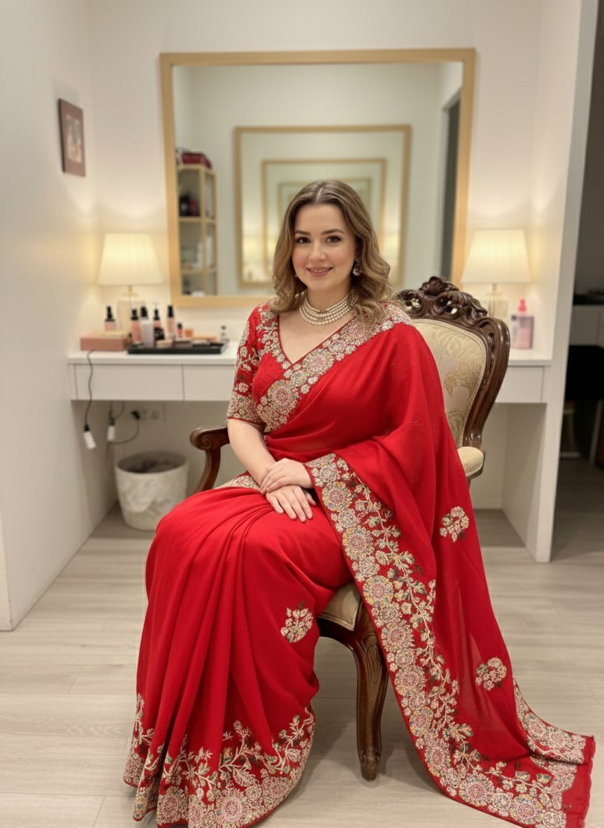 Party Wear Soft Rangoli Silk Saree