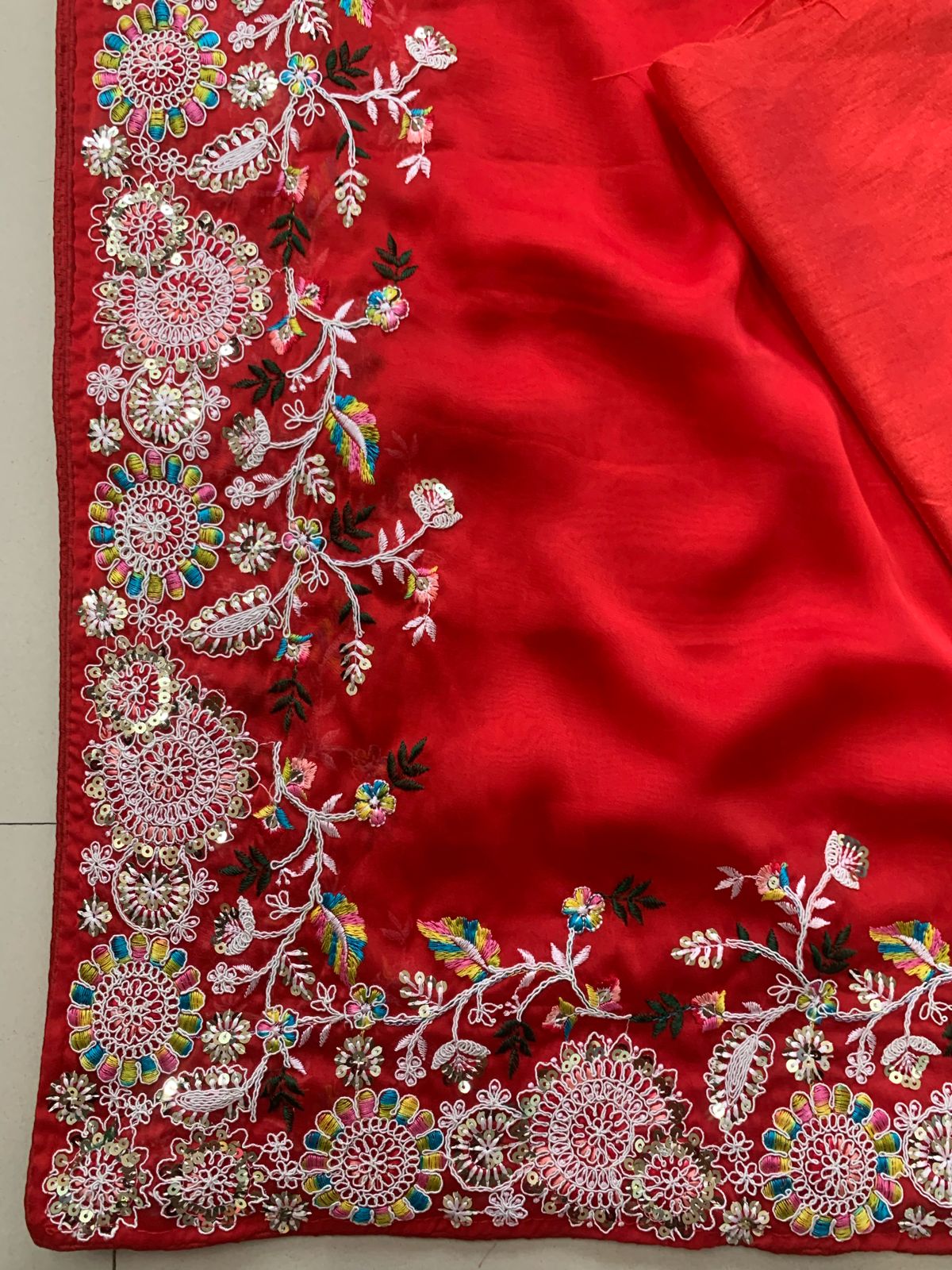 Party Wear Soft Rangoli Silk Saree