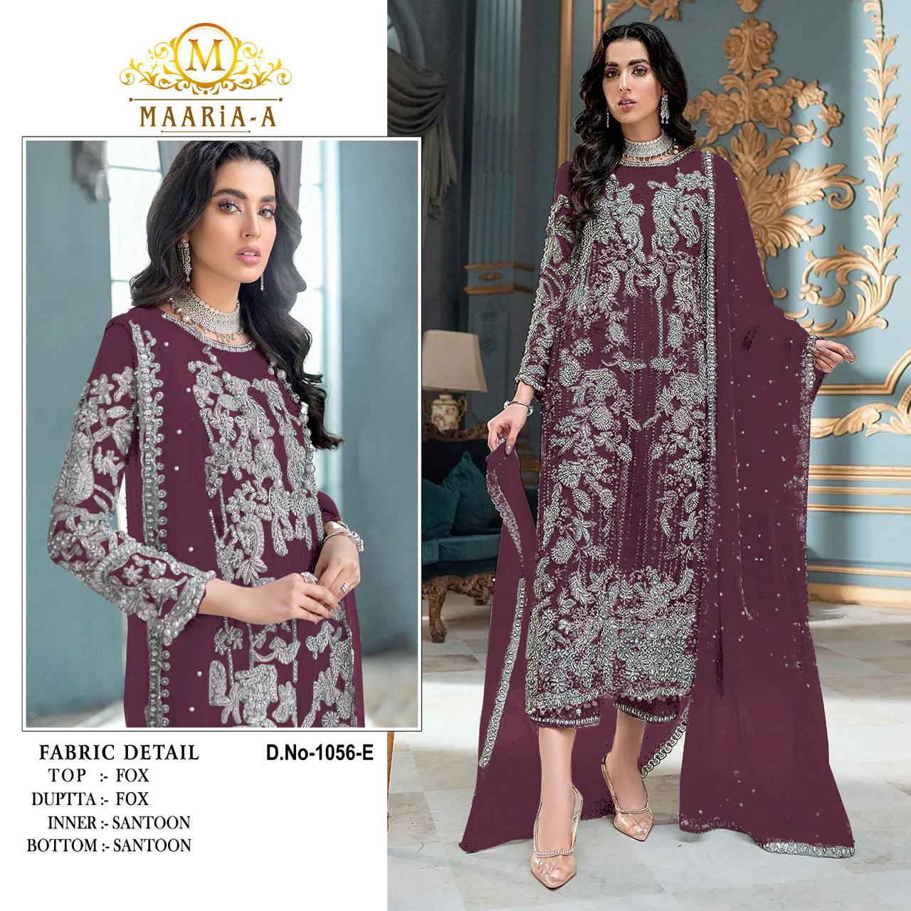 Heavy Fox Georgette Pakistani Suit