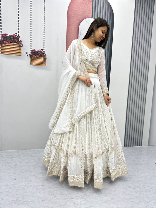 Launching Embroidered Lehenga Choli