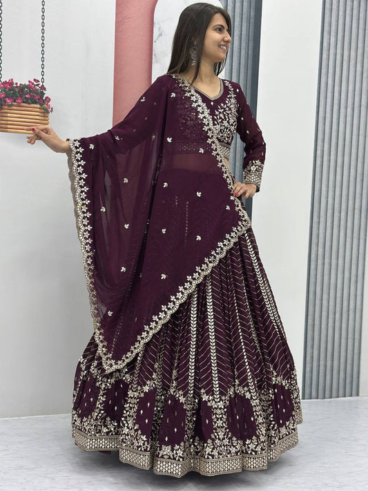 Launching Embroidered Lehenga Choli