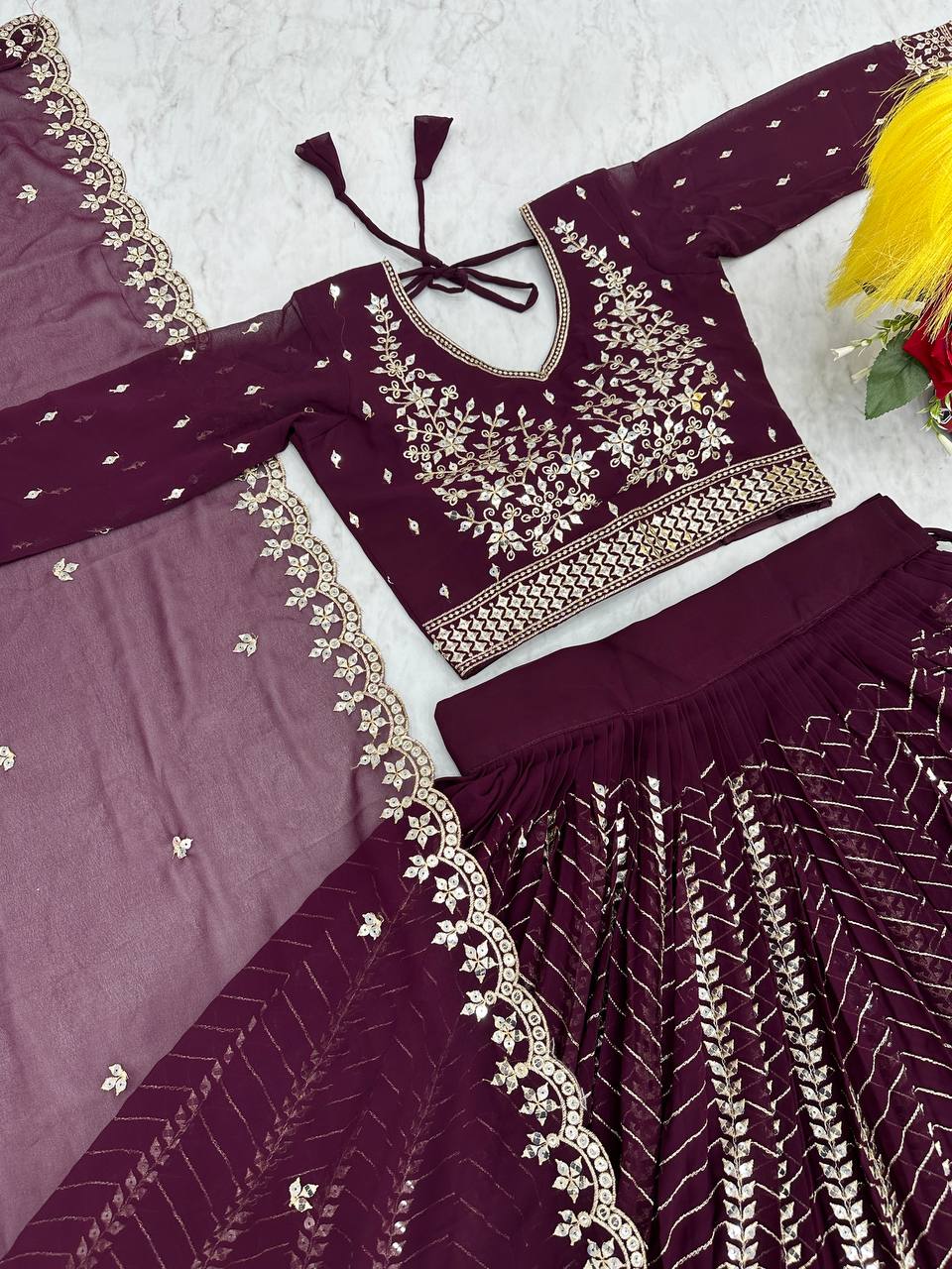 Launching Embroidered Lehenga Choli