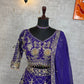 Sehen Sie umwerfend aus in diesem wunderschönen cremefarbenen Lehenga-Set