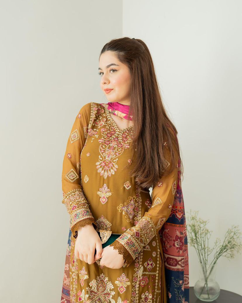 New Designer Party Sharara Suit & Dupatta Set