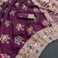 Pure Gold Zari With Heavy Zalar Saree