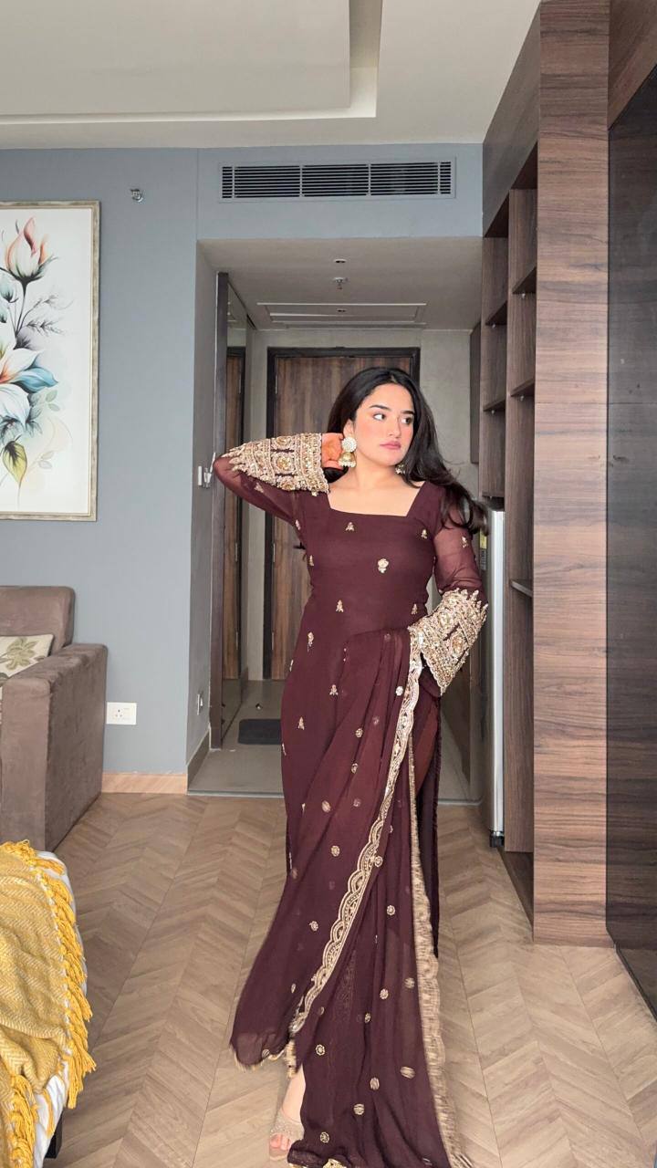 PREMIUM READYMADE ANARKALI SUIT SET