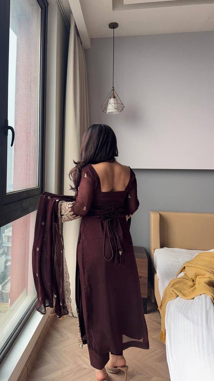 PREMIUM READYMADE ANARKALI SUIT SET