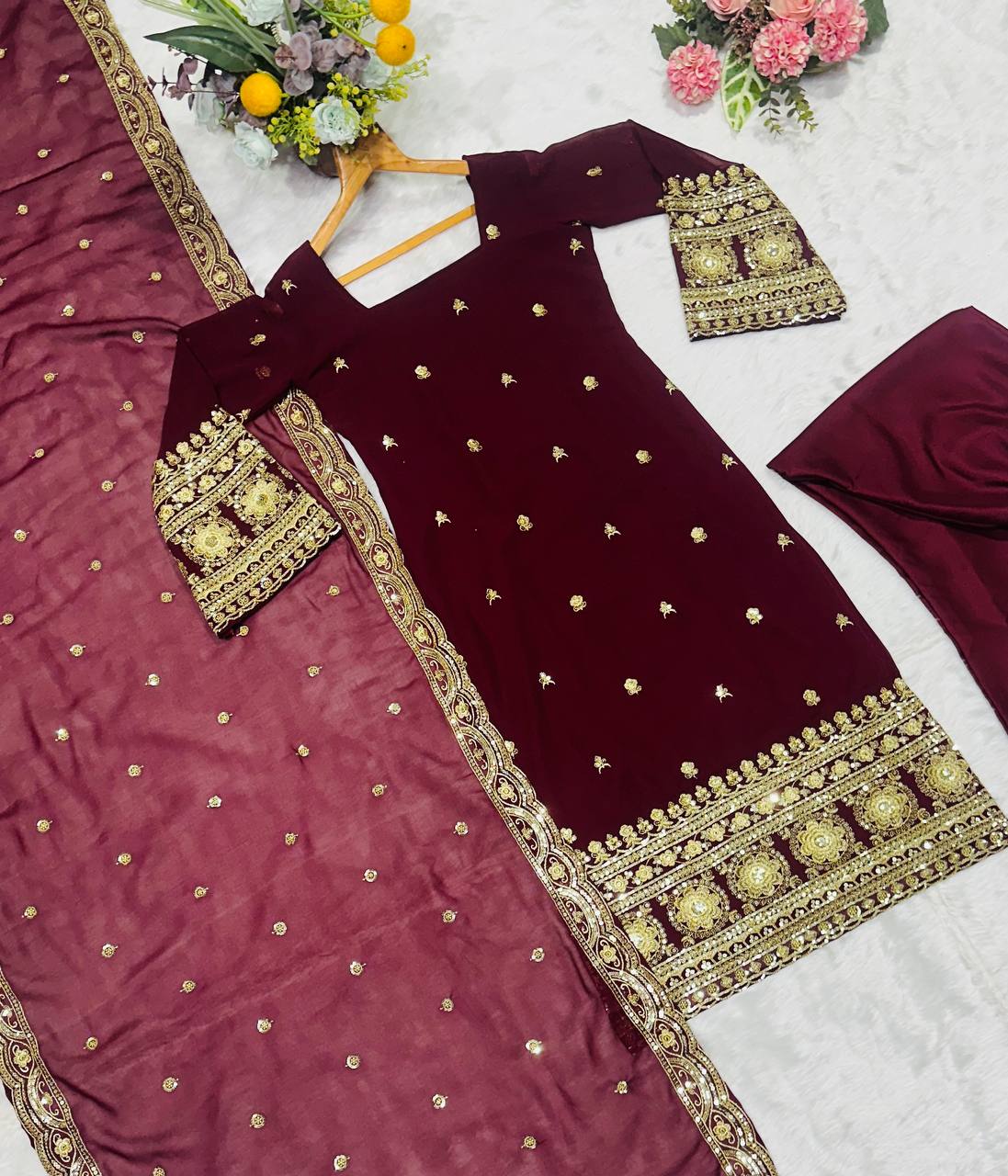PREMIUM READYMADE ANARKALI SUIT SET