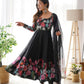 PURE SOFT ORGANJA SILK FABRIC FULLY FLAIR KALI PATTERN ANARKALI SUIT