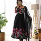 PURE SOFT ORGANJA SILK FABRIC FULLY FLAIR KALI PATTERN ANARKALI SUIT