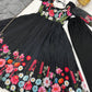 PURE SOFT ORGANJA SILK FABRIC FULLY FLAIR KALI PATTERN ANARKALI SUIT