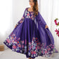 PURE SOFT ORGANJA SILK FABRIC FULLY FLAIR KALI PATTERN ANARKALI SUIT