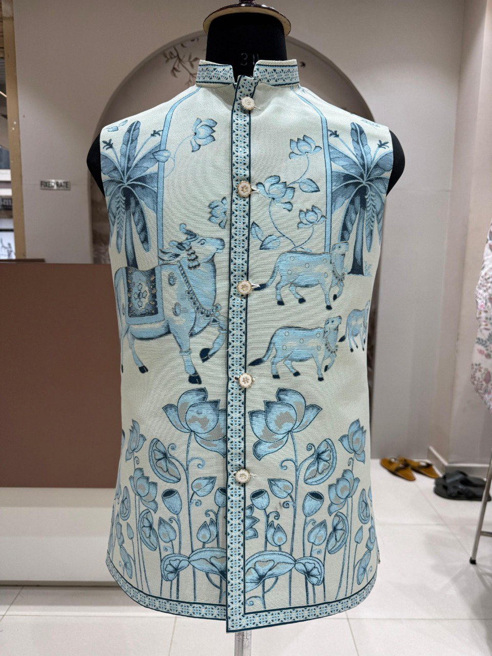 Presenting Jacquard Nehru Jacket