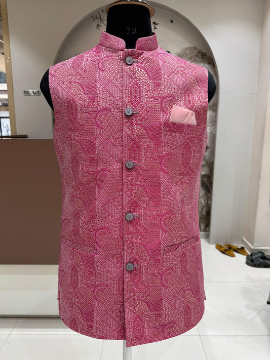 Presenting Jacquard Nehru Jacket