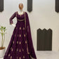 Kleid aus Georgette-Imitat mit üppiger Paillettenstickerei