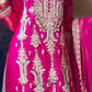 2025  EID FANCY FAUX GEORGETTE SEQUENCE EMBROIDERED WORK TOP AND PENT WITH DUPATTA