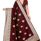 Pure Gold Zari With Heavy Zahlar Saree