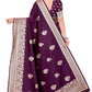Pure Gold Zari With Heavy Zahlar Saree