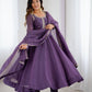 PRESENTING NEW HIGH PREMIUM QUALITY PURE CRUNCHY SILK FABRIC GOWN