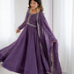 PRESENTING NEW HIGH PREMIUM QUALITY PURE CRUNCHY SILK FABRIC GOWN