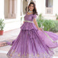 Premium Designer Sequins Embroidered Readymade Lehenga choli Set